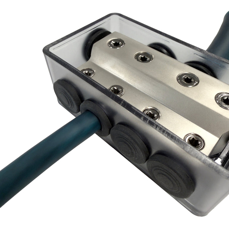 FOUR STAGE 2 distribution block 4X50MM2 TO 4X25MM2