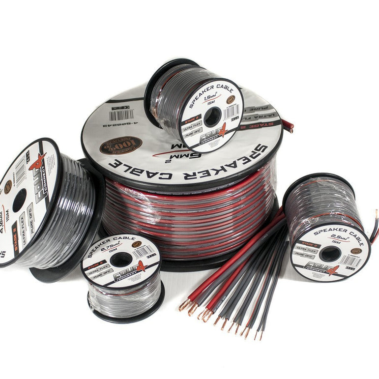 FOUR Connect 4-800239 STAGE2 OFC speaker cable 2x0.75mm2, 250m