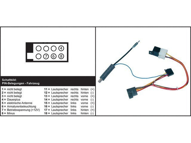AIV Car radio adapter - SKODA Fabia / VW 410603