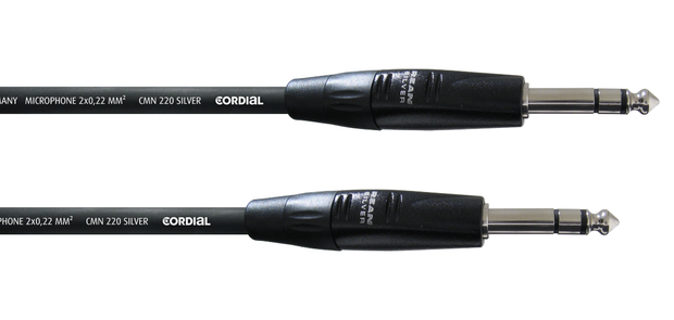 Cordial ESSENTIALS ¼'' Stereo Plugs 0.9 m