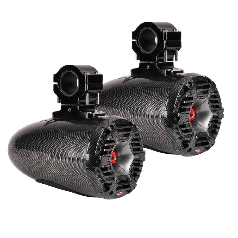 Cerwin-Vega SPMT8SCFB Marine Wakeboard Tower Speaker Pair 8" LED