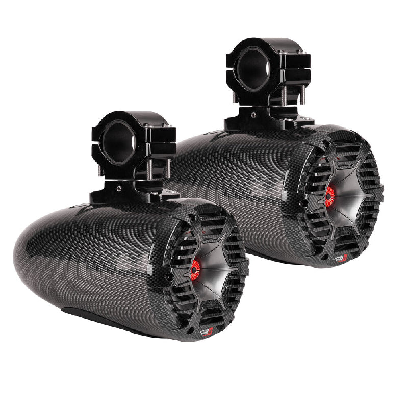 Cerwin-Vega SPMT8SCFB Marine Wakeboard Tower Speaker Pair 8" LED