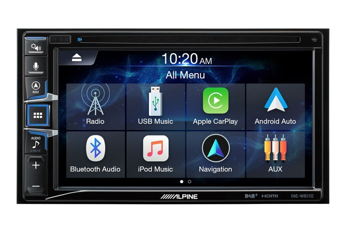 Alpine INE-W611DC Caravan 2-DIN Navi DVD Matkailuauto TomTom