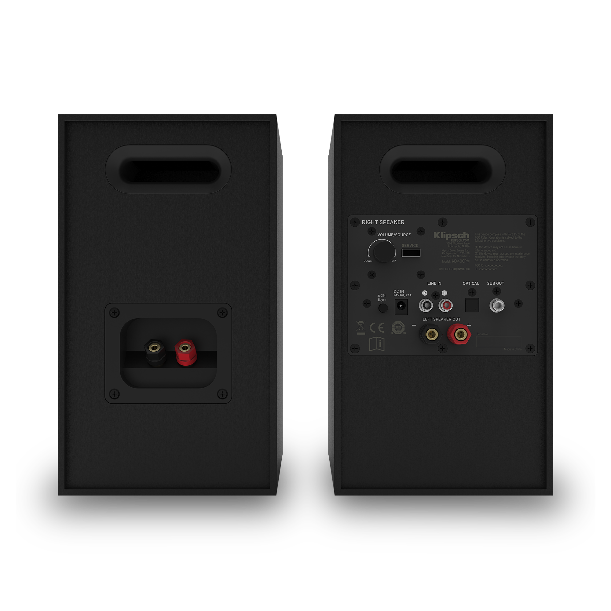 Klipsch KD-400 aktiivikaiutinpari