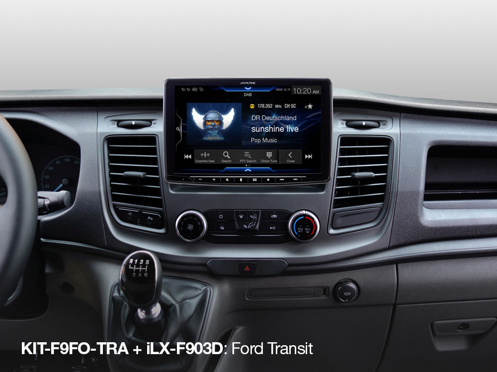 KIT-F9FO-TRA installation kit (Ford Transit Custom)