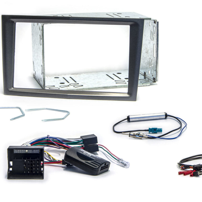 Astra 04-09, Corsa 06-14 (Charcoal metallic) 2-DIN soittimen asennuskitti