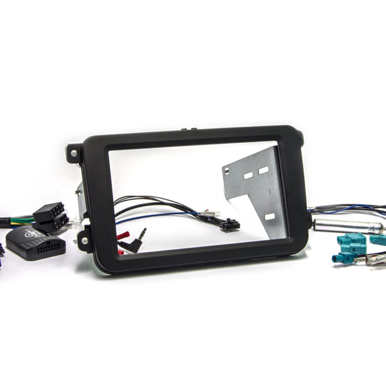 Golf V/VI, Passat B6/B7, Polo, Jetta etc. 2-DIN car stereo installation kit
