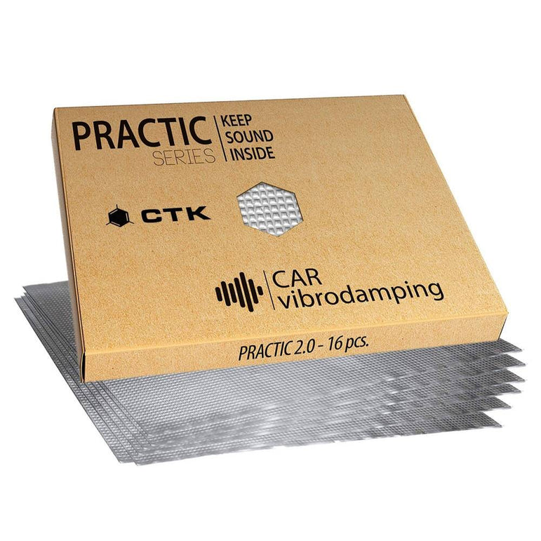 CTK Practic Sound Deadening Mat 2.0mm - 16pcs 370x500mm (2.96m²)