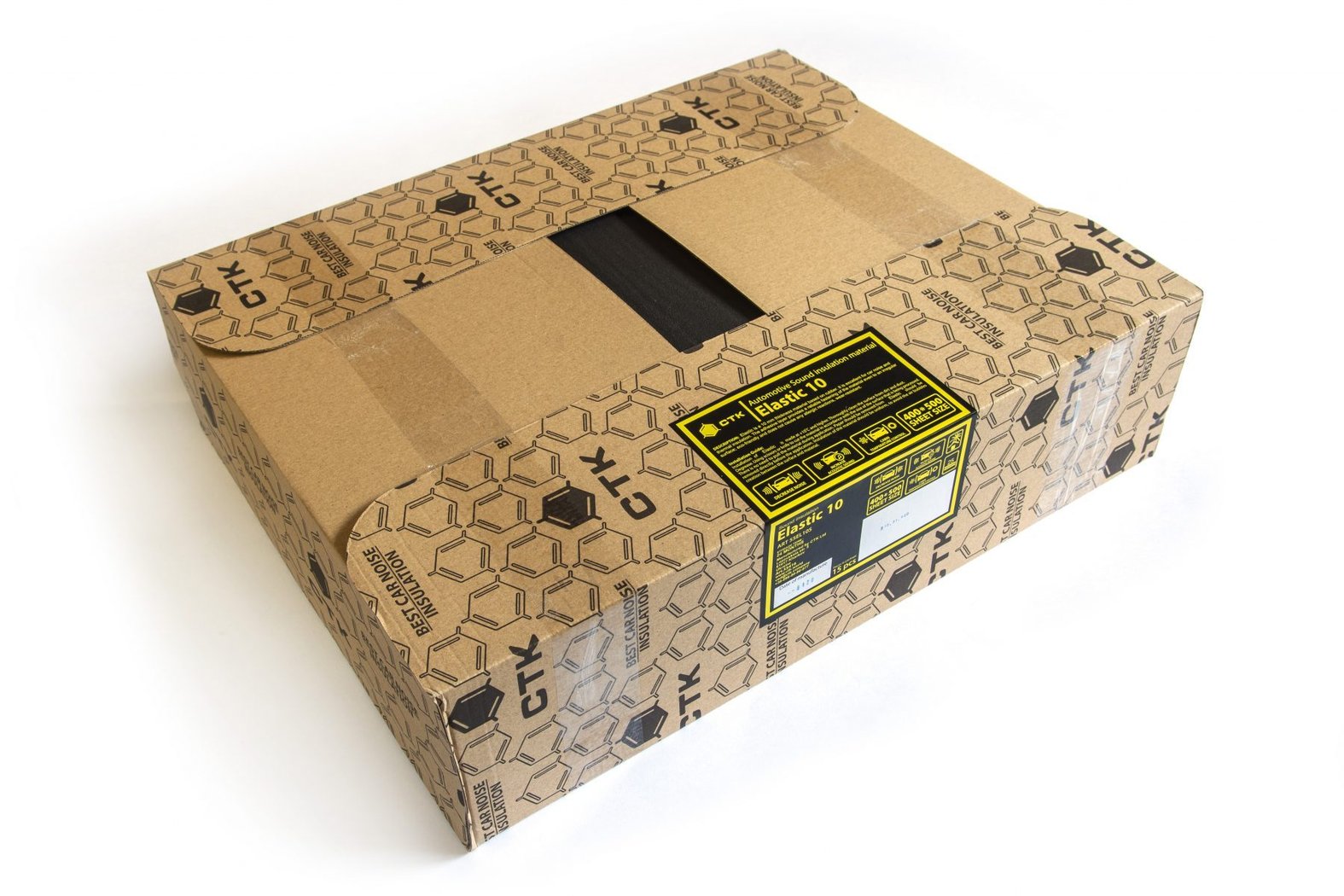 CTK Elastic 10mm Vaimennusmatto - 13kpl 400x500mm (2.6m²)