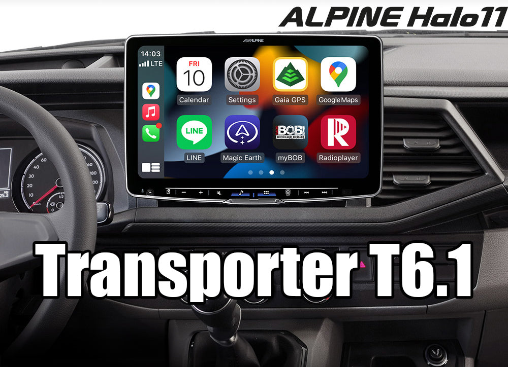 Alpine iLX-F115D-VWT61 Halo 11 tuuman autosoitin VW Transporter T6.1