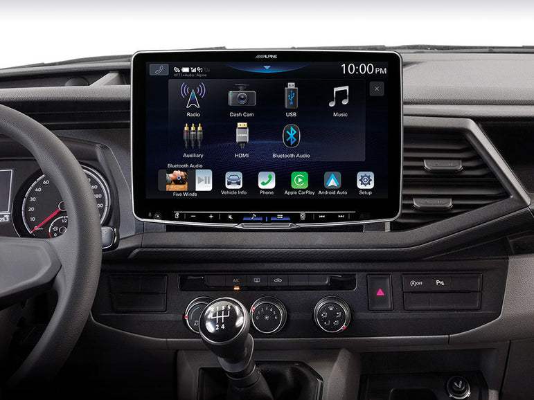 Alpine iLX-F115D-VWT61 Android Auto käyttöliittymä Transporter