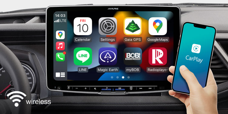 Alpine iLX-F115D-VWT61 langaton Apple CarPlay 11 tuuman näyttö