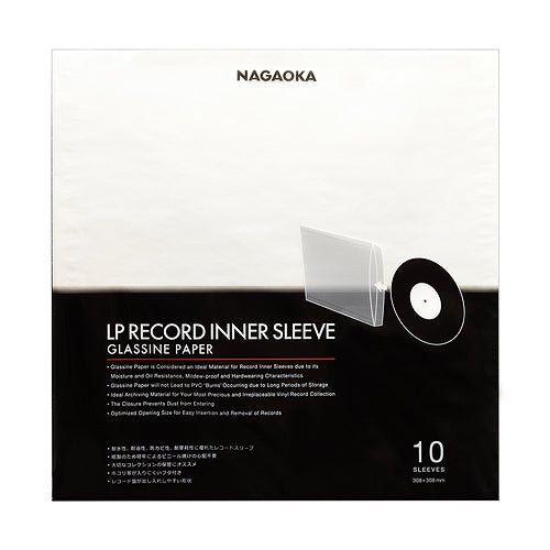 Nagaoka GRS-LP10 record sleeves, 10 pcs