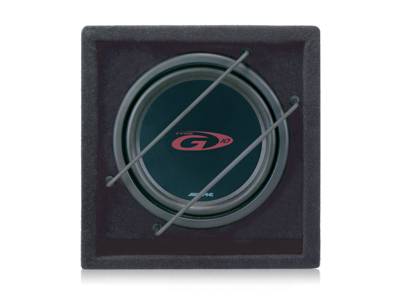 Alpine SBG-1044BR Enclosed Subwoofer 10