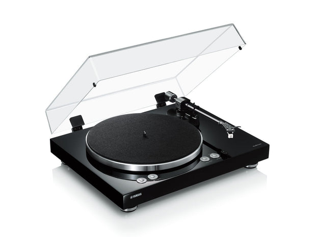 Yamaha Vinyl 500 MusicCast levysoitin, musta messudemo | Hifikaupat.fi